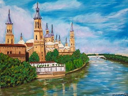 Маслена картина.Църква.Размер 40/50 см. -150 евро