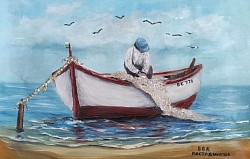 Никулден маслена картина. Размер 50/40 см- 112 евро